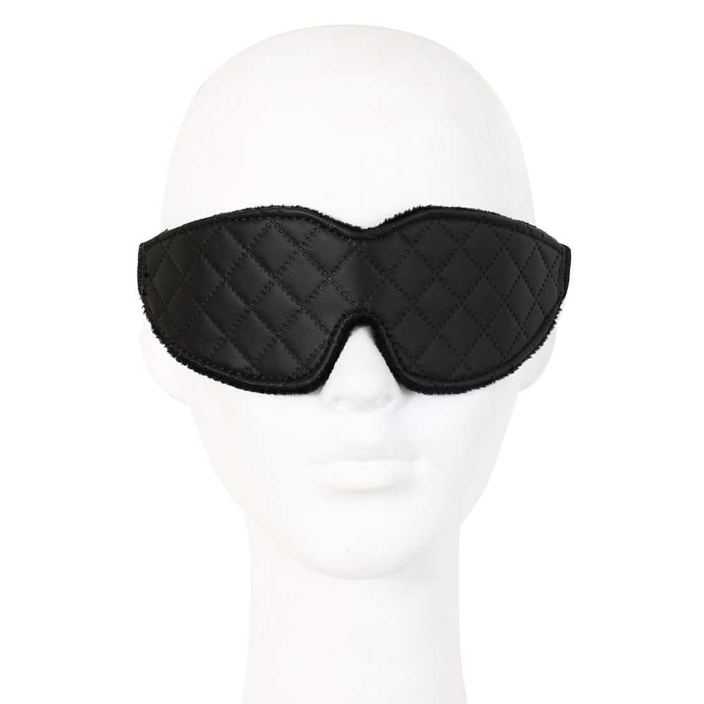 מסכת עיניים דמוי עור | Eye Mask Faux Leather
